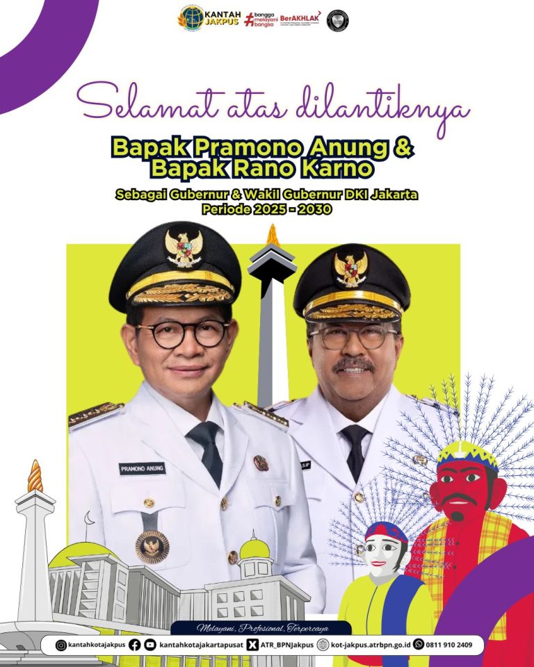 Bupati dan Wakil Bupati Jakarta Pusat Periode 2025-2030